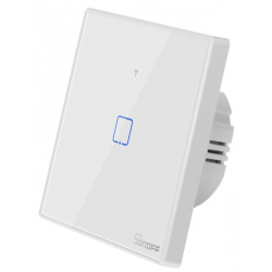 Sonoff T2EU1C-TX smart switch WiFi + RF 433 1 Channel επίτοιχος διακόπτης αφής φωτισμού